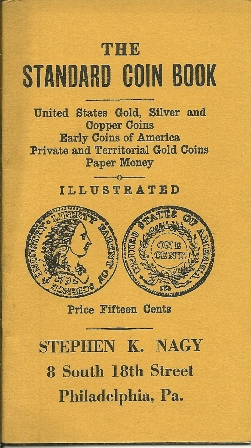 THE STANDARD COIN BOOK,ILLUSTRATED, 1936
