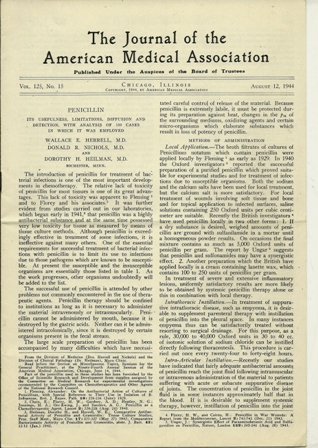 JOURNAL OF THE AMERICAN MEDICAL ASSOC. AUGUST. 1944