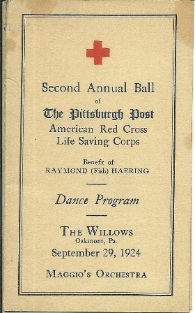 PITTSBURGH POST 2ND ANN.BALL DANCE PROGRAM,1924