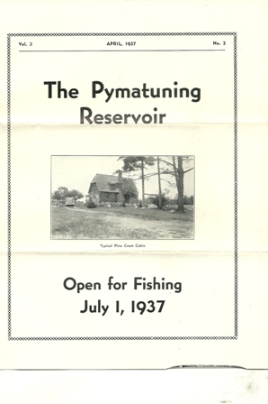 THE PYMATUNING RESERVOIR,OPEN FOR FISHING JULY, 1937