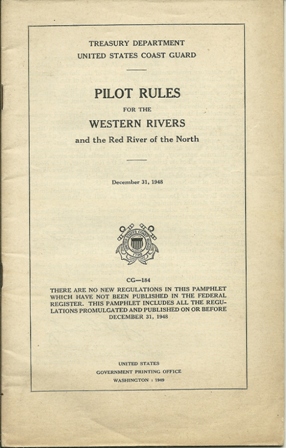 PILOT RULES FOR WESTERN RIVERS,U.S.COAST GUARD, 1949