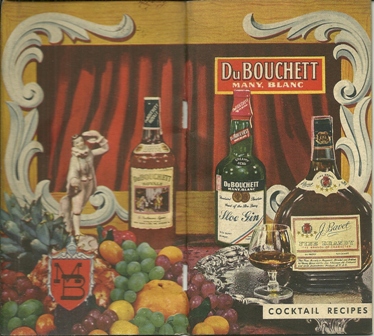 DuBOUCHETT MANY,BLANC COCKTAIL RECIPES 1945