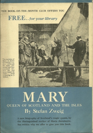 BOOK OF MONTH CLUB AD- BOOK OF MONTH CLUB AD-"MARY,QUEEN OF SCOTS",1935