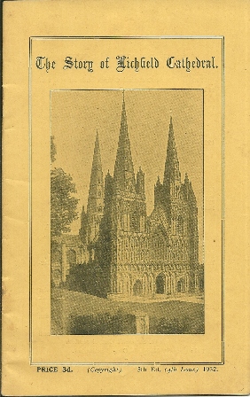 THE STORY OF LICHFIELD CATHEDRAL BOOKLET,1932