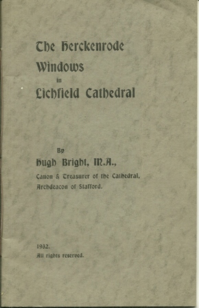 THE HERCKENRODE WINDOWS IN LICHFIELD CATHEDRAL 1932