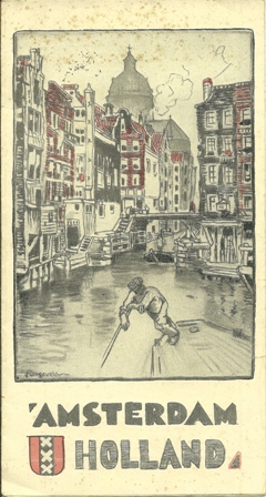 AMSTERDAM, HOLLAND OFFICIAL TOUR GUIDE, JUNE,1932