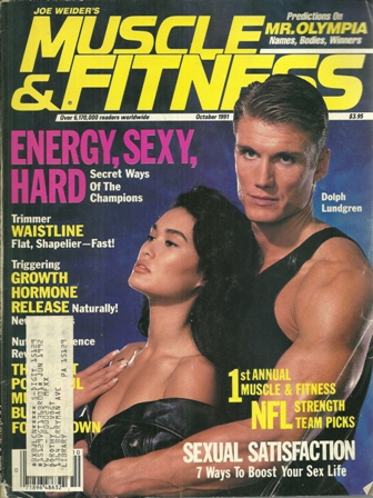 MUSCLE & FITNESS MAG OCT 1991 DOLPH LUNDGREN MUSCLE & FITNESS MAG OCT 1991 DOLPH LUNDGREN