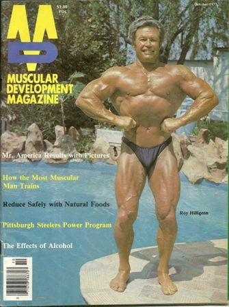 MUSCULAR DEVELOPMENT MAG OCT.1977 ROY HILLIGENN