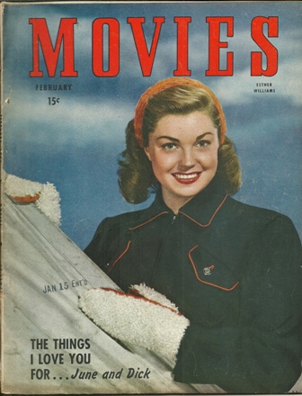 MOVIES MAGAZINE FEB,1947 ESTHER WILLIAMS