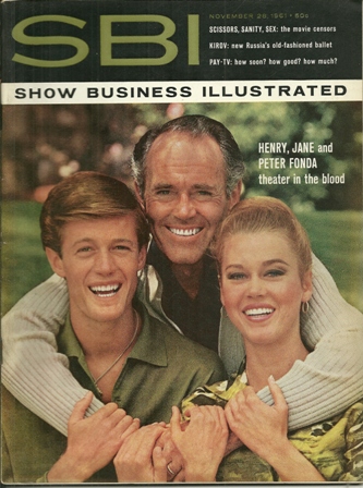 SHOW BUSINESS ILLUSTRATED NOV 28,1961 THE FONDAS