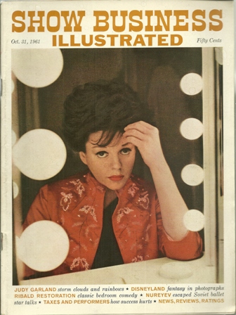 SHOW BUSINESS ILLUSTRATED OCT 31,1961 JUDY GARLAND