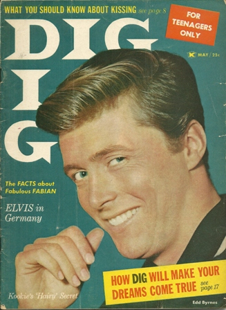 DIG MAGAZINE,TEENAGERS ONLY MARCH,1959