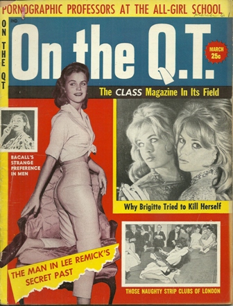 ON THE O.T. MAG MARCH.,1961, BRIGITTE BARDOT