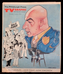 TV GRAPHIC, PGH PRESS JUNE 6,1976 TELLY SAVALAS