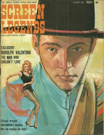 SCREEN LEGENDS, COLLECTOR'S COPY OCT,1965 SCREEN LEGENDS, COLLECTOR'S COPY OCT,1965