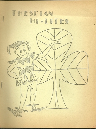 THESPIAN TALENT FAN CLUB HI-LITES JOURNAL MARCH,1967