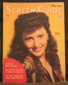 SCREEN GUIDE MAG, MAY,1943 BARBAR STANWYCK