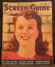 SCREEN GUIDE MAG, FEB, 1941 DEANNA DURBIN