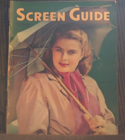 SCREEN GUIDE MAG, APRIL 1945 INGRID BERGMAN ON COVER