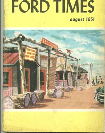 FORD TIMES MAG, AUGUST,1951