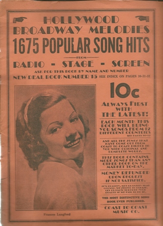 1675 POPULAR SONG HITS,FRANCES LANGFORD