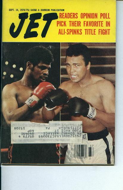 JET Magazine, Ali & Spinks, 9/14/78 (click to enlarge)