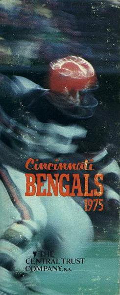 Media Guide, CINCINNATI BENGALS, 1975