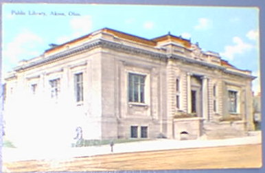 Public Library, Akron, Ohio 1950's