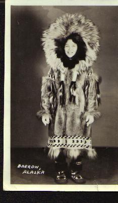 Eskimo Girl, Barrow Alaska pre-70s