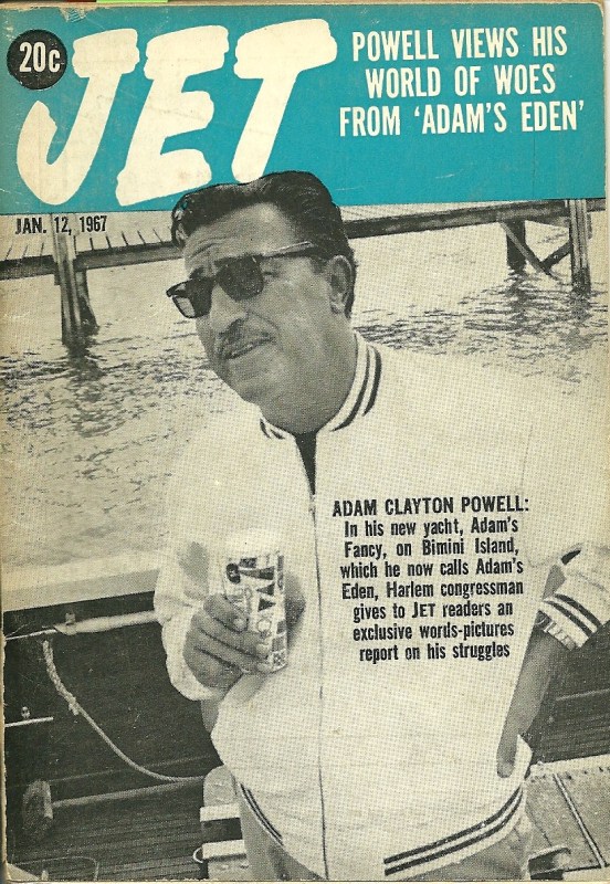 Jet Magazine Jan. 12,1967 Adam Clayton Powell (click to enlarge)