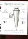 Princeton Silver Vase Dealer's Ad page 1925