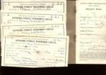 Supreme Forest Woodmen Circle 1931-4 Reciepts