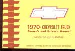 1970 Chevrolet Truck 10-30 Oweners Manual