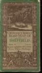 Ordance Survey Road Map Sheffield Eng. 1925