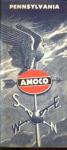 AMOCO Pennsylvania Road Map 1955 excellent