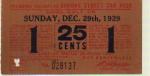 Pittsburgh Railways Co day pass 12/29/1929