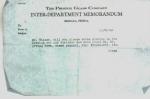 Phoenix Glass Co Inter Dept Memo 1940