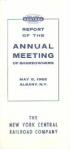 NY Central RR Annual Shareholders Report 1962