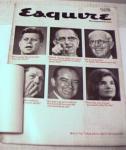 Esquire 4/1965 JFK Jackie, Bobby Kennedy LBJ