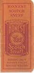 Honest Scotch Snuff 1939 unused notebook