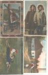 4 Beautiful 1910 Russian Postcards unused (38