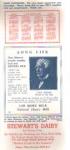 1948 Ad Blotter Thomas Edison, Long Life, EX