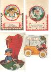 Vintage Valentines 6 1930s Wonderful Boys