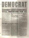 The Democrat newsltr 2/12/1962 JFK Programs