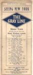 The Grayline Seeing New York 1930s brochure