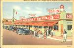 The Longest Bar in the World postcard 1930s