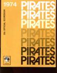 Pgh Pirates 1974 Scorebook great photos