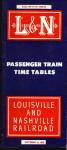 L&N RR, 1959-60 passenger time tables