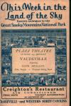 Great Smokey Mts. Park Guide- Vaudeville Show