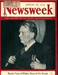 Newsweek 1/29/40 Senator Borah on Cover!